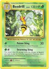 Beedrill - 17/102 - Rare - 1999-2000 Wizards Base Set Copyright Edition